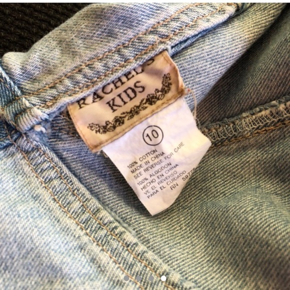 Flower overall shorts! - Picture 4 of 4